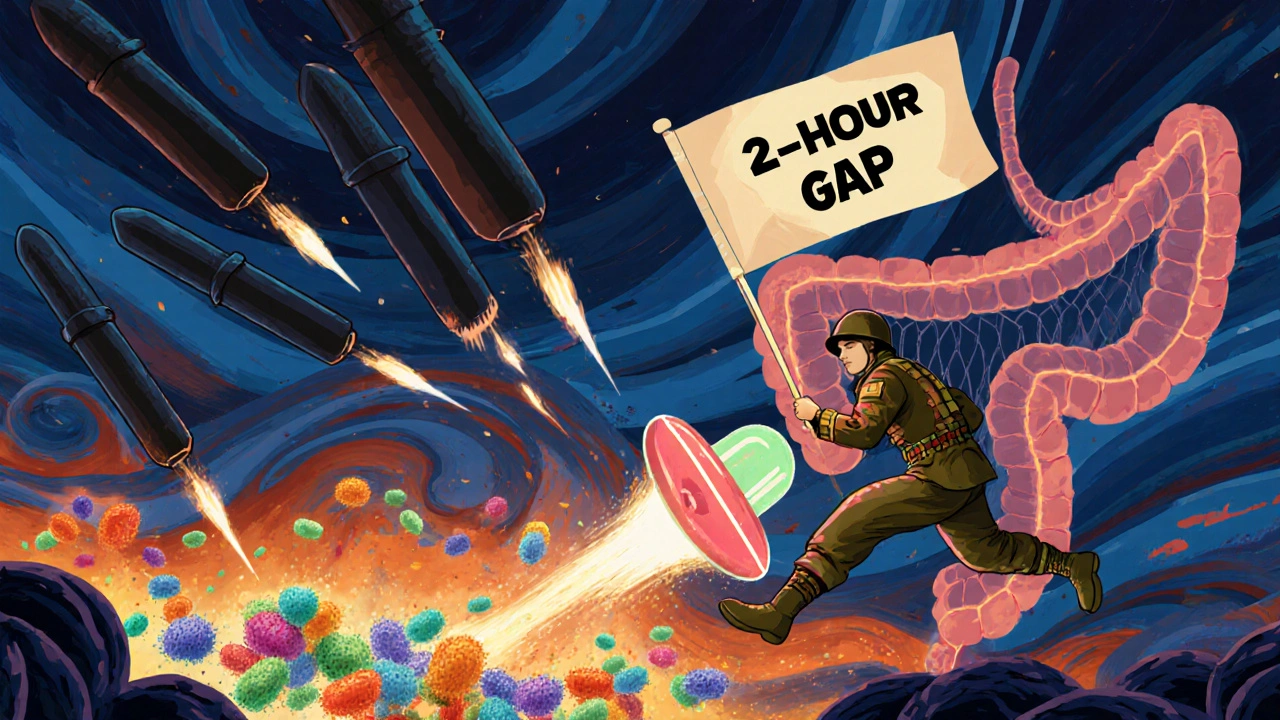 Probiotics and Antibiotics: How to Space Dosing for Effectiveness