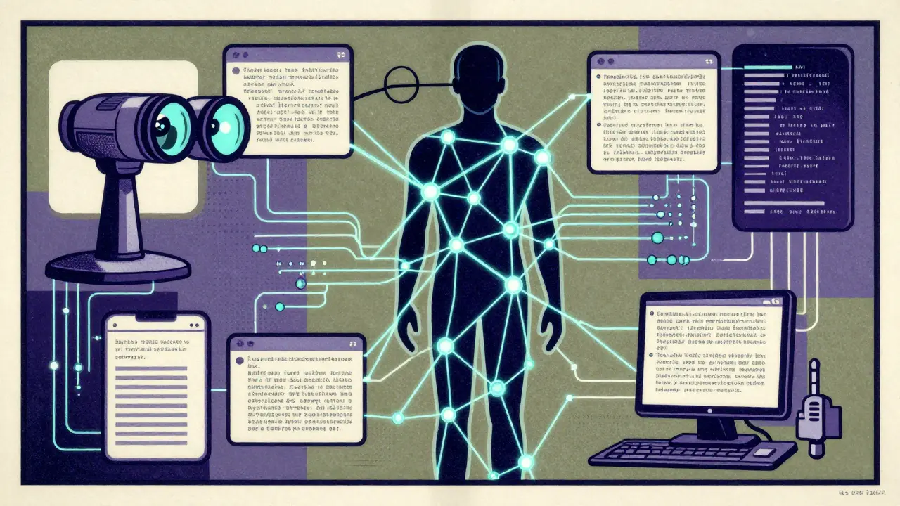 Digital network connecting patients to safety monitoring