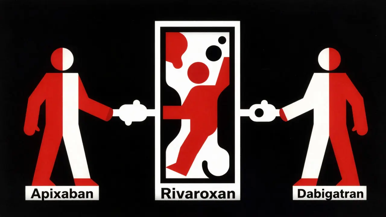 Apixaban vs Rivaroxaban vs Dabigatran: Comparing DOAC Side Effects