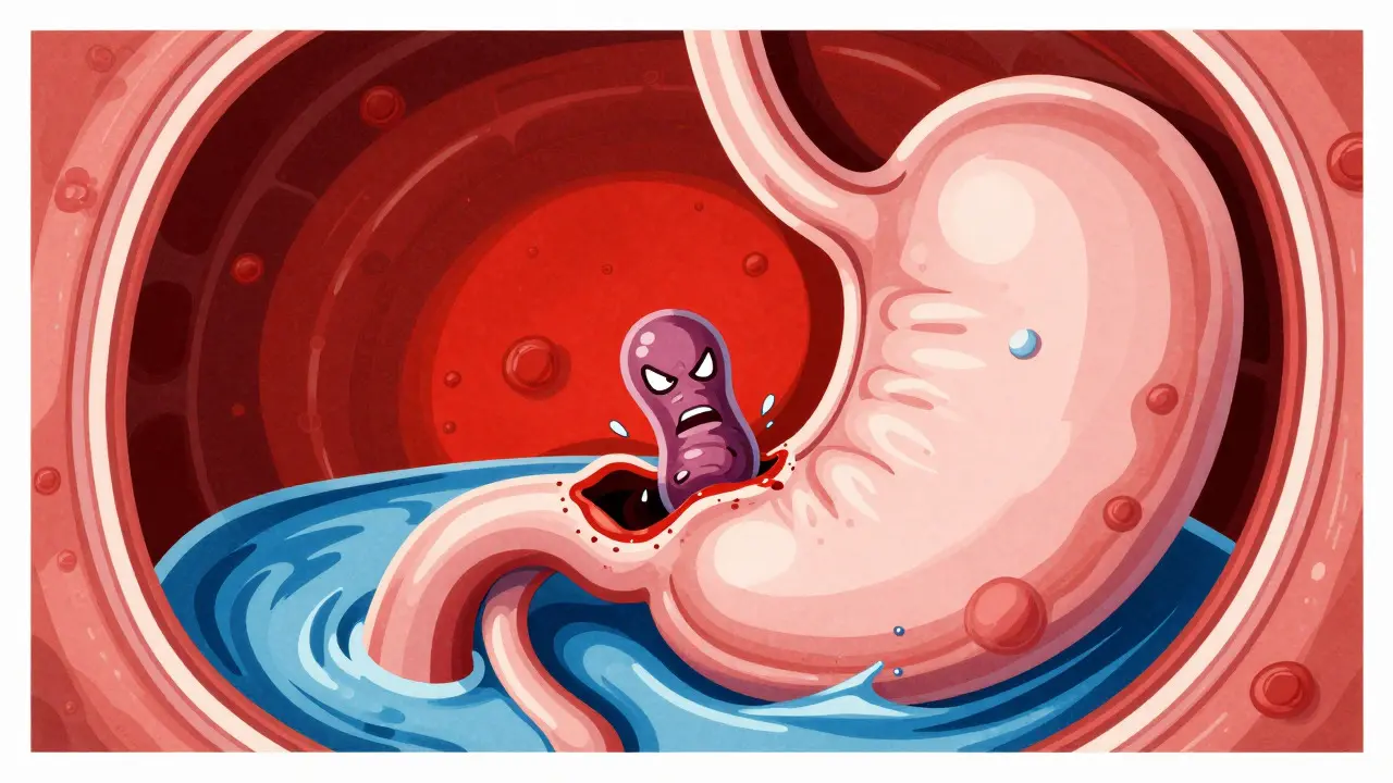 Peptic Ulcer Disease: Causes, Antibiotics, and Acid-Reducing Medications